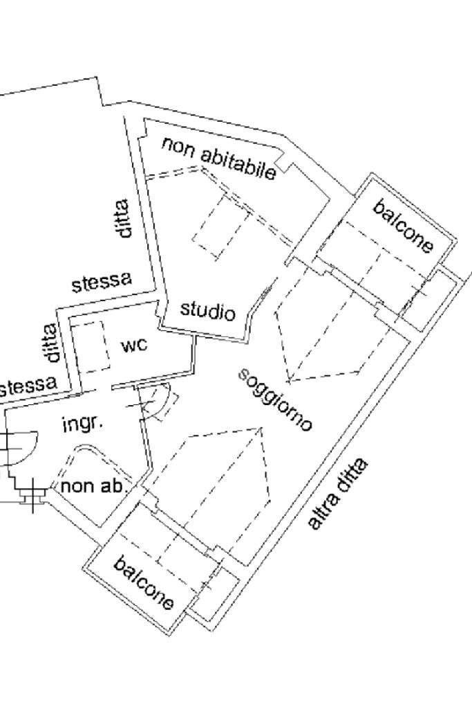 Bilocale Via tiziano, Leini - planimetria 1
