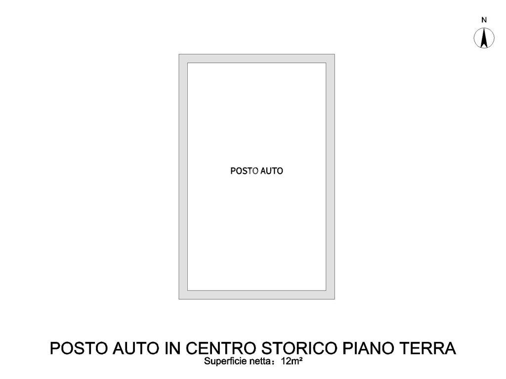 Posto Auto Corso Giovanni XXIII, Rimini - planimetria 1