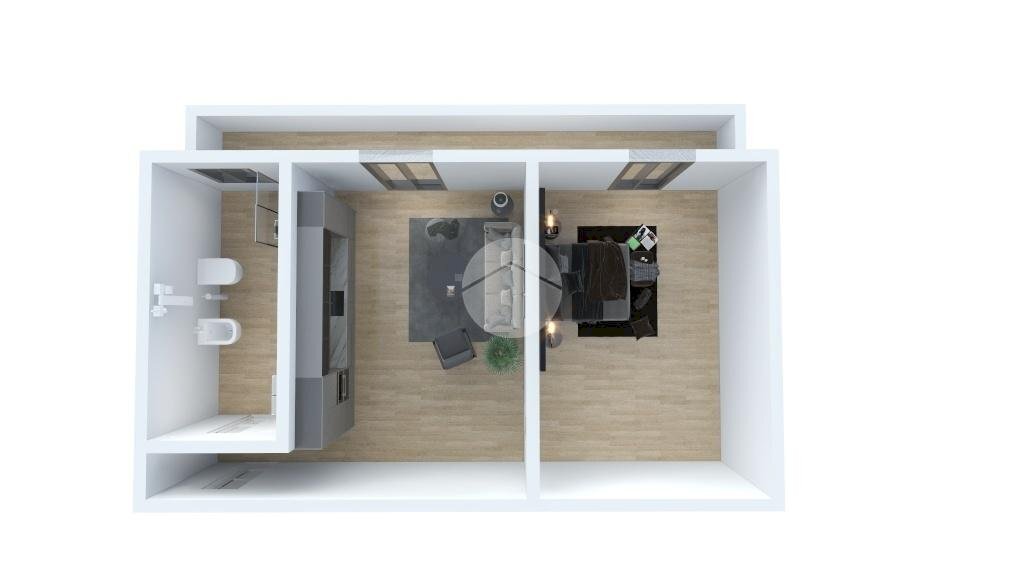 Bilocale Corso Lodi, Milano - planimetria 1