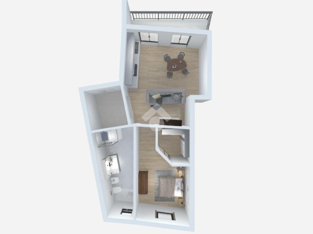 Appartamento Via generale como, Villastellone - planimetria 1