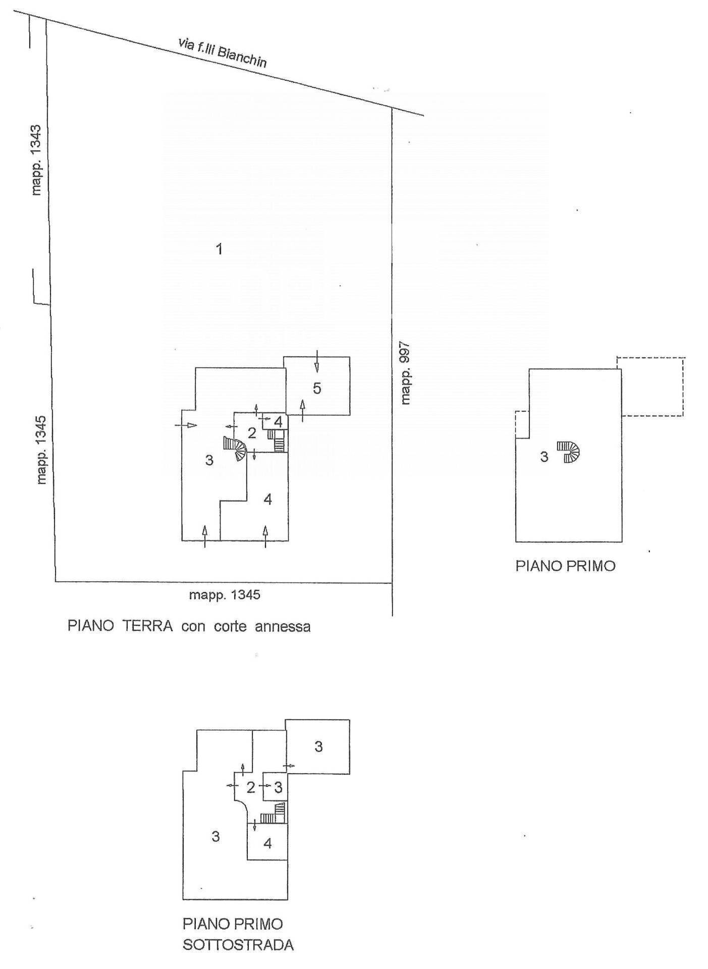 Foto 53 - Villa Via Fratelli Bianchin, Paese - floor plans 1