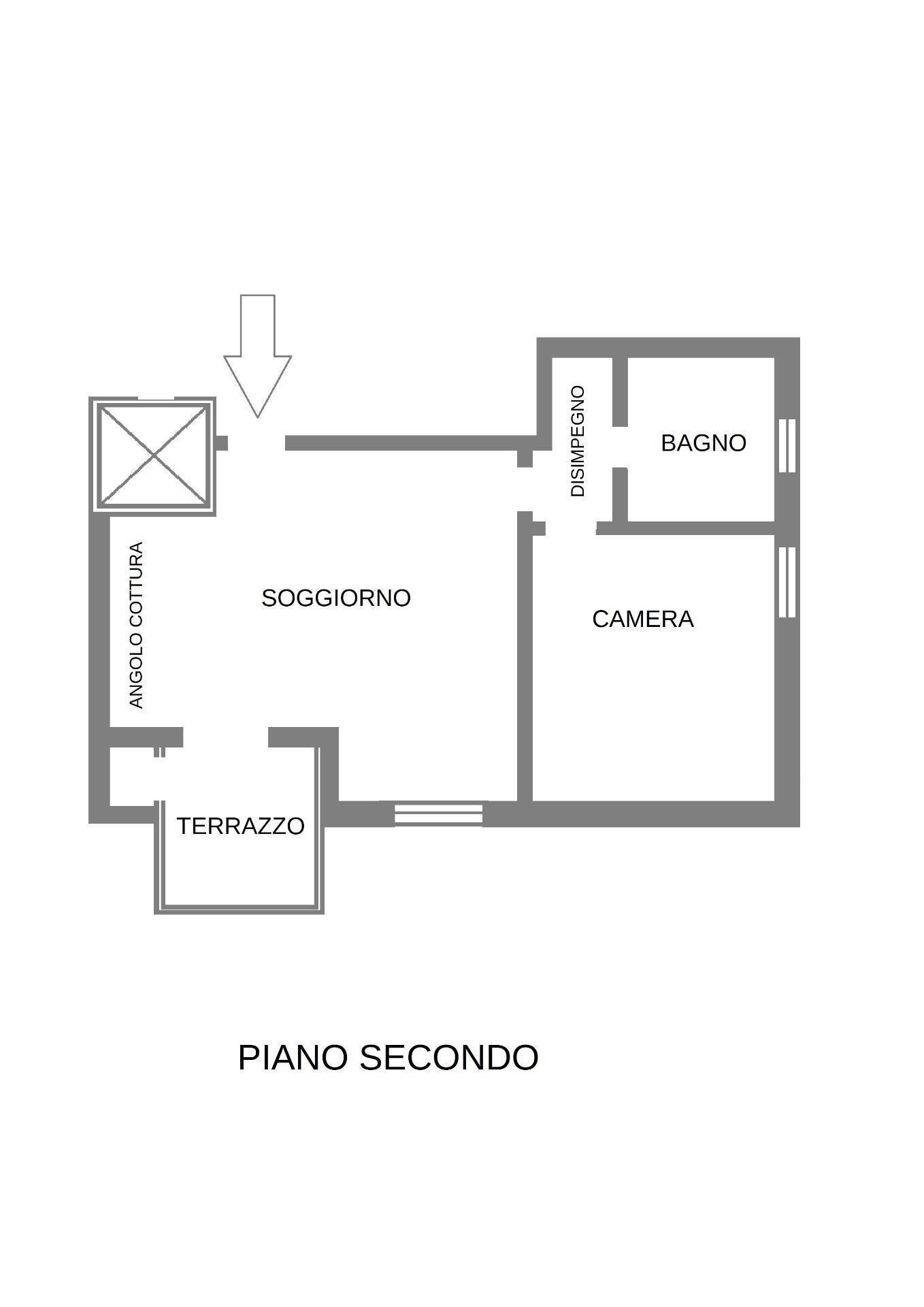 Foto 28 - Two-room apartment Via delle caravelle, Perugia - floor plans 1