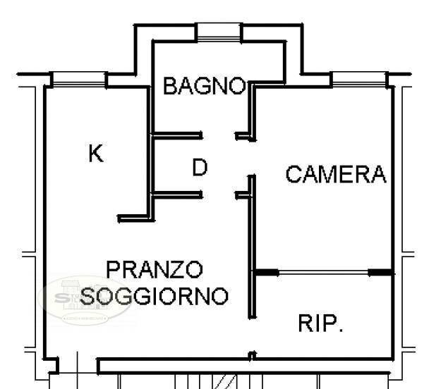 Foto 9 - Two-room apartment via Susano, Formigine - floor plans 1