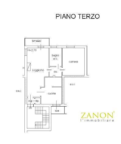Foto 17 - Appartamento Via delle Scuole, Romans d'Isonzo - planimetria 1