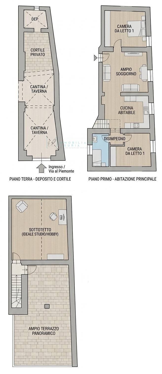 Foto 25 - Apartment Via Al Piemonte, Albenga - floor plans 1