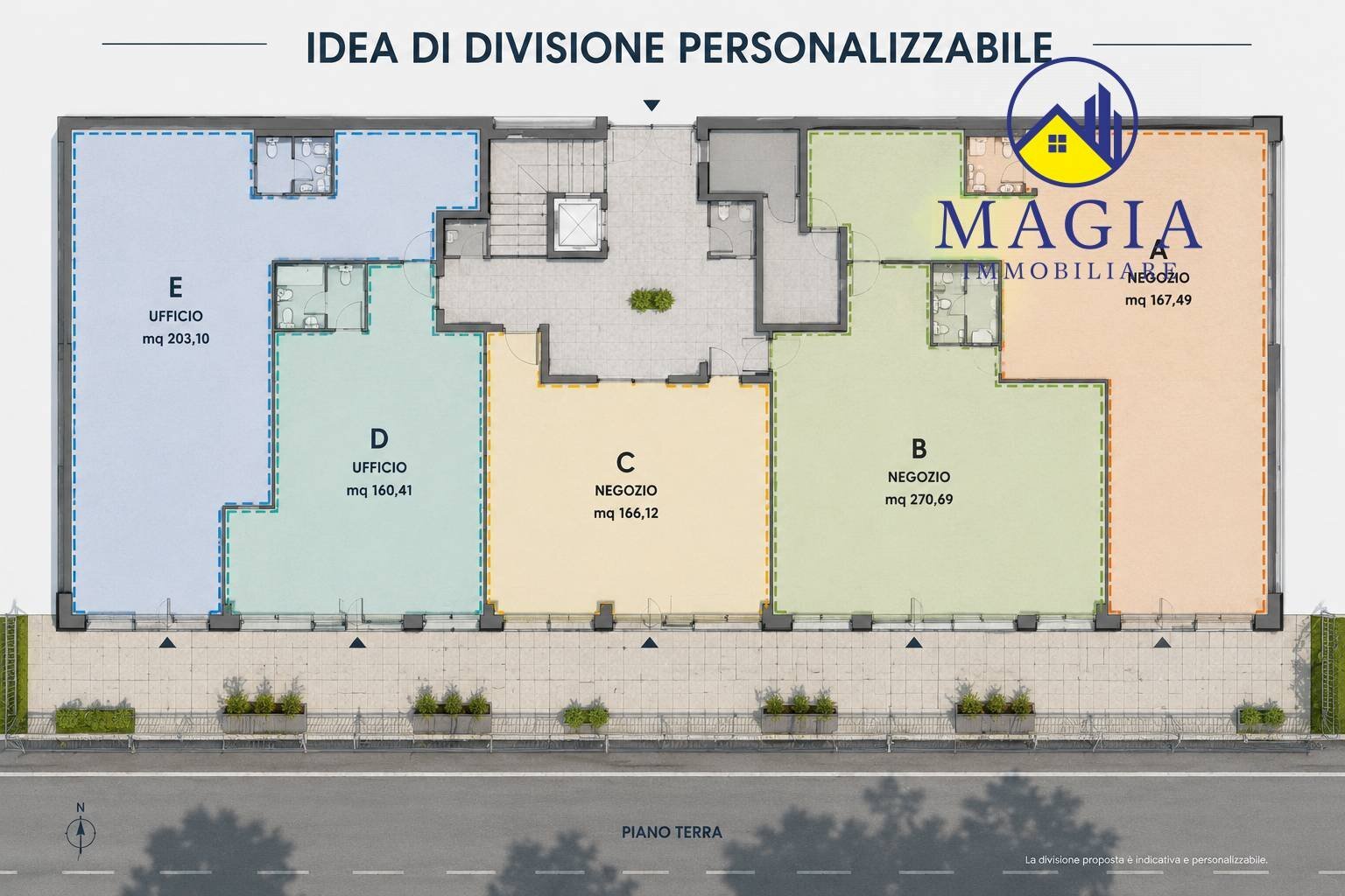 Foto 5 - Commercial Premises Spinetoli - floor plans 1