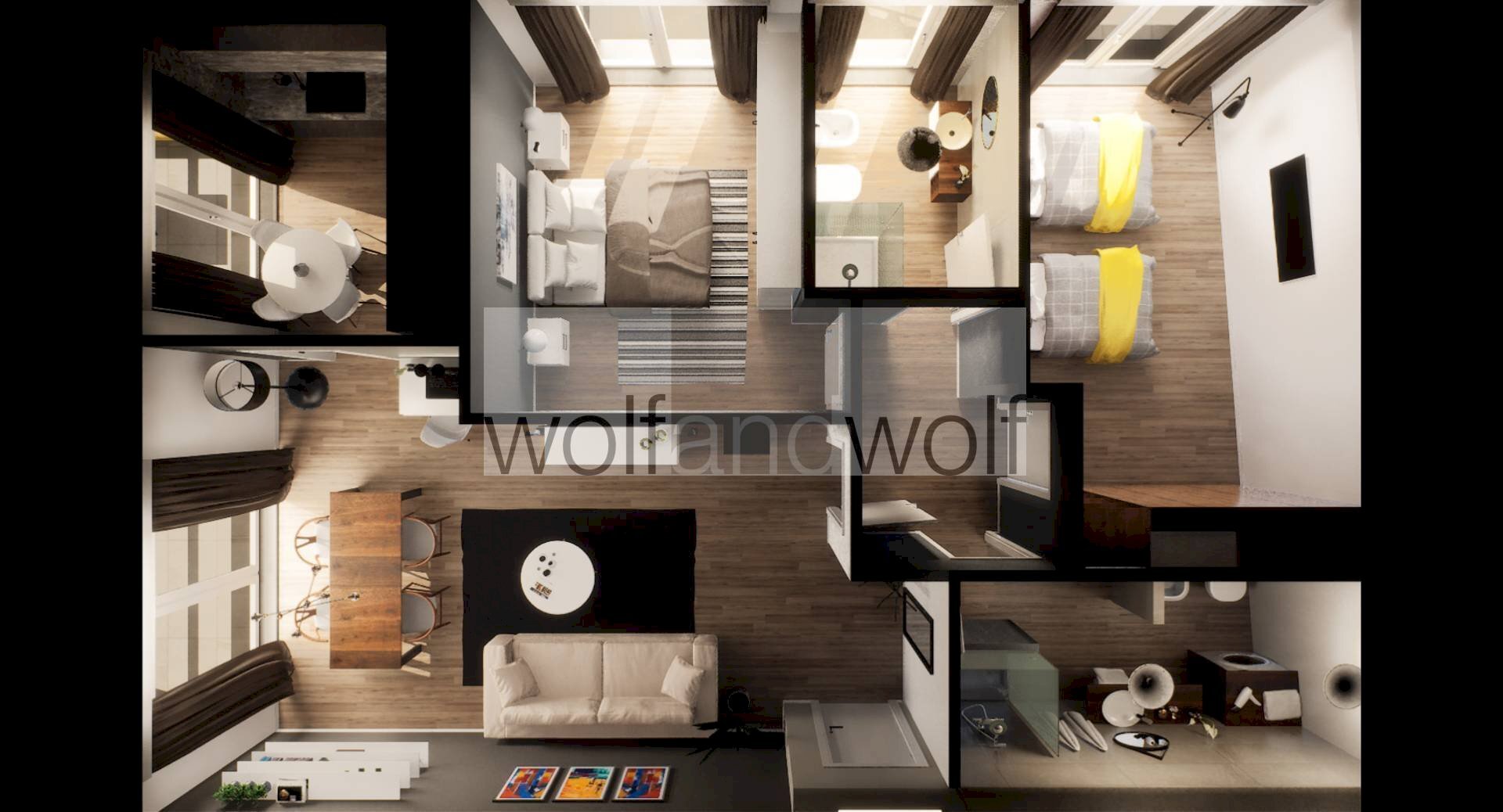 render - Three-room apartment Via Carlo Emanuele I
 
1, Monza - photo 1