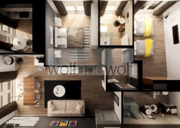 render - Three-room apartment Via Carlo Emanuele I
 
1, Monza - photo 1