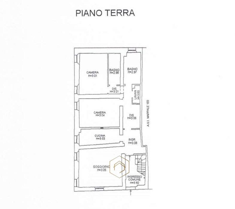Foto 10 - Appartamento Piazzetta San Nicolo', Ferrara - planimetria 1