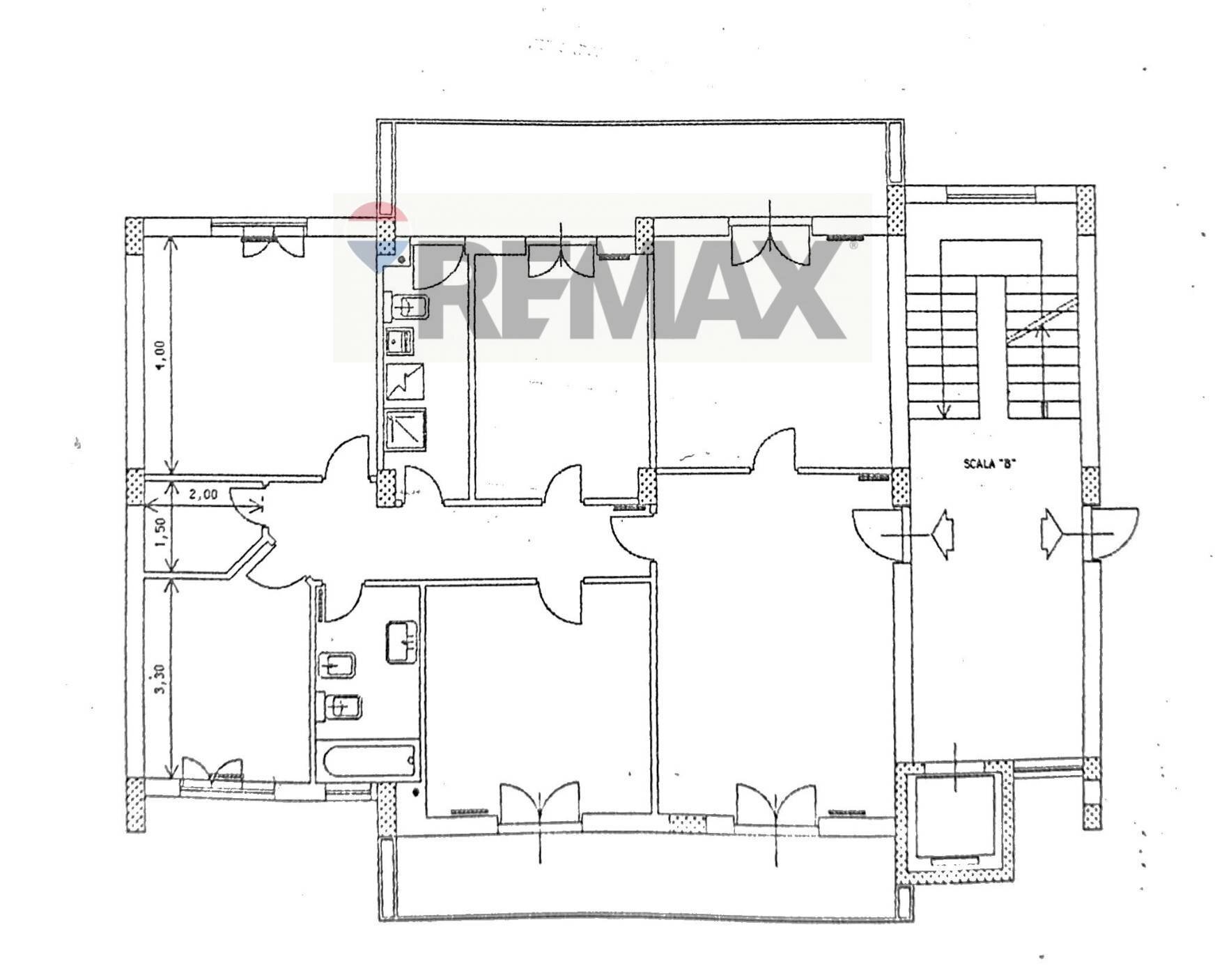 Pianta 2D - Appartamento Viale Benedetto Croce
 
14, Catania - planimetria 1