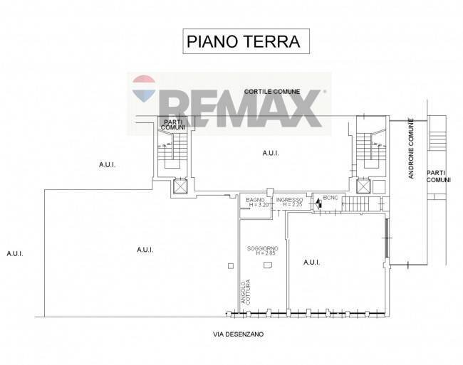 Pianta 2D - Monolocale via Desenzano
 
14, Milano - planimetria 1