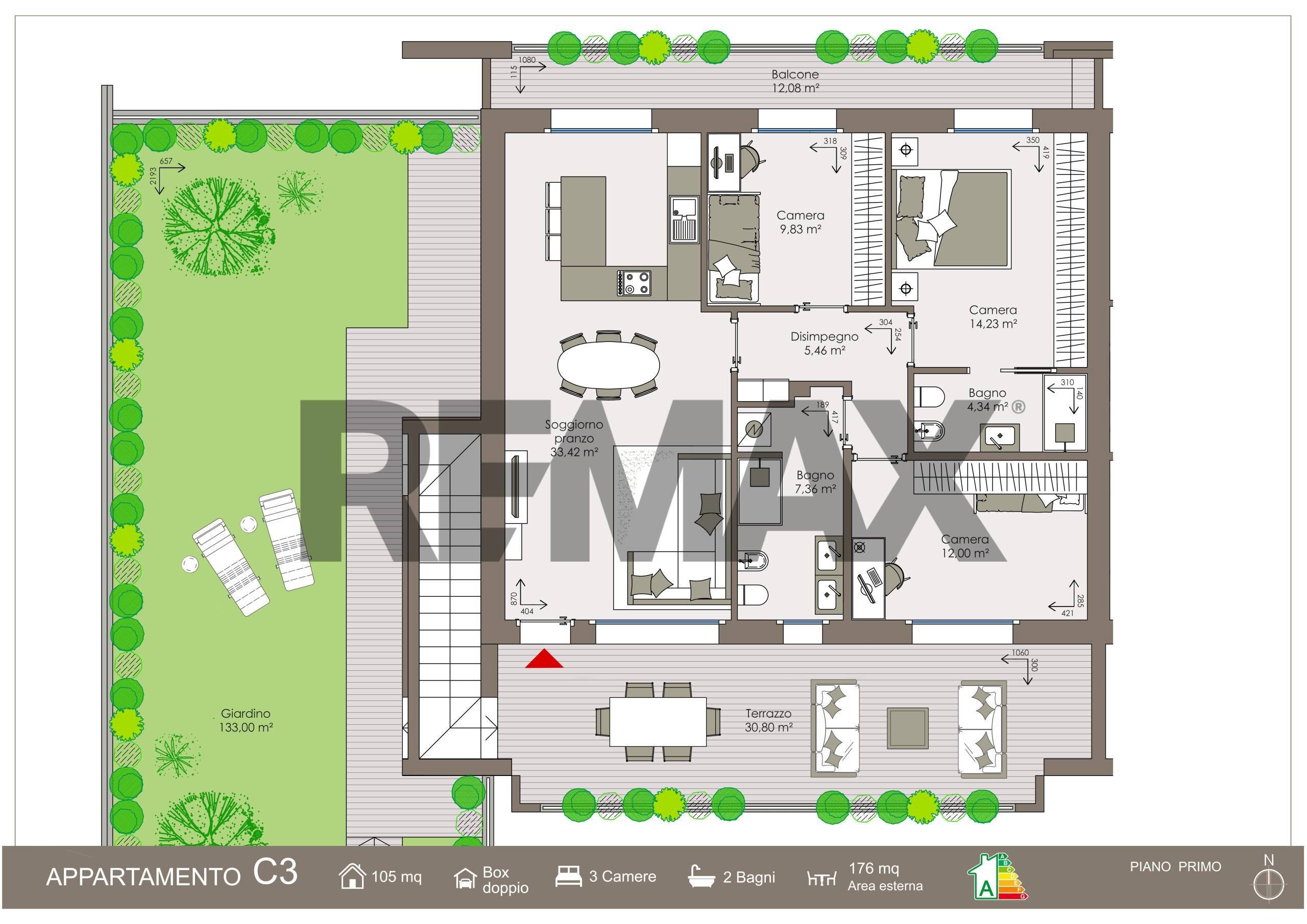 Pianta 2D - Four-room apartment via s. nazzaro
 
10, Bellusco - floor plans 1