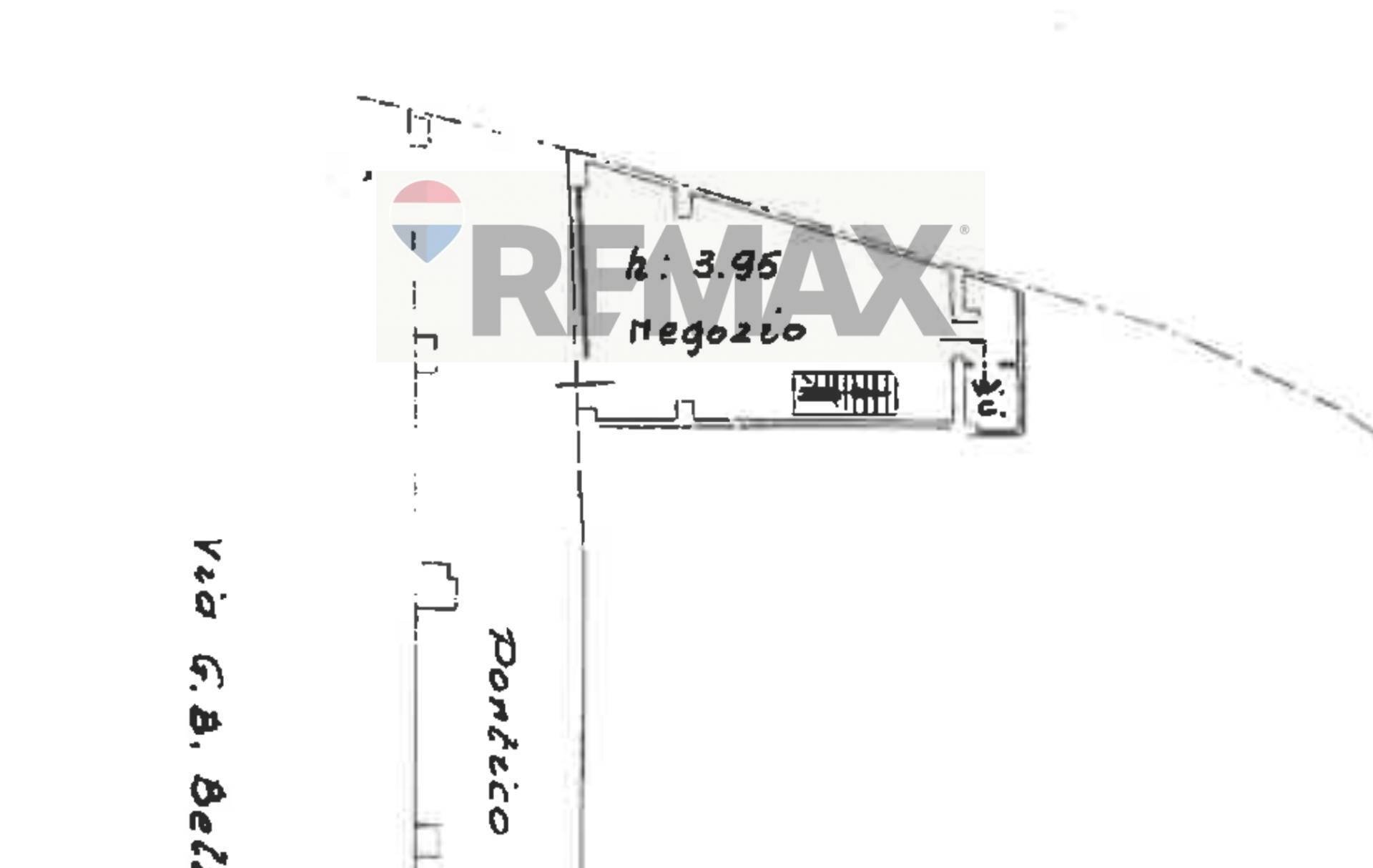 Pianta 2D - Negozio via belzoni
 
10, Padova - planimetria 1