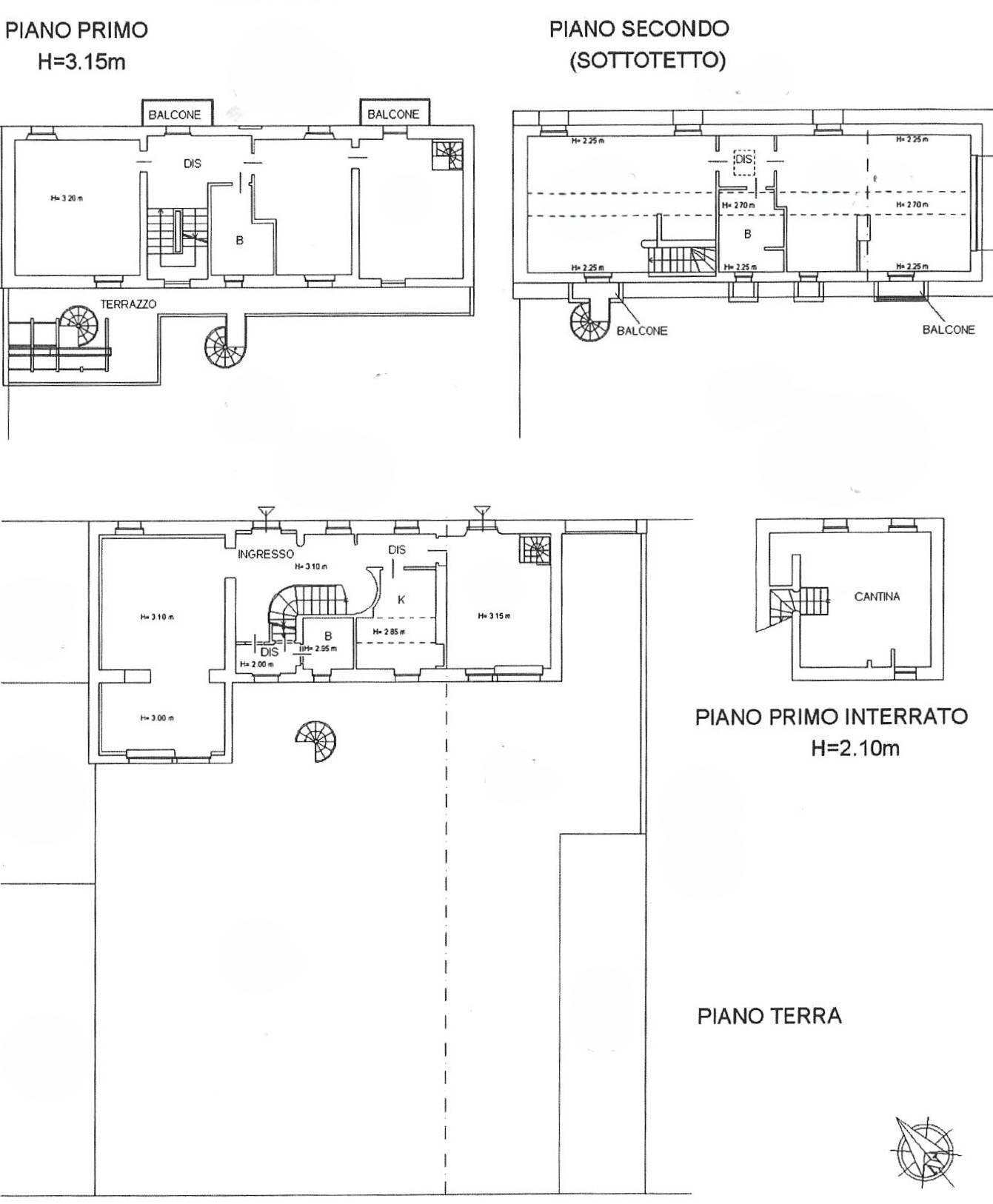 Foto 23 - Villa Via Giuseppe Garibaldi, Rescaldina - floor plans 1