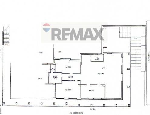 Pianta 2D - Office via Risorgimento
 
53, Ragusa - floor plans 1