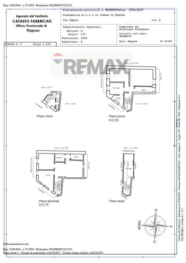 Pianta 2D - Independent house Via Ippari
 
4, Ragusa - floor plans 1