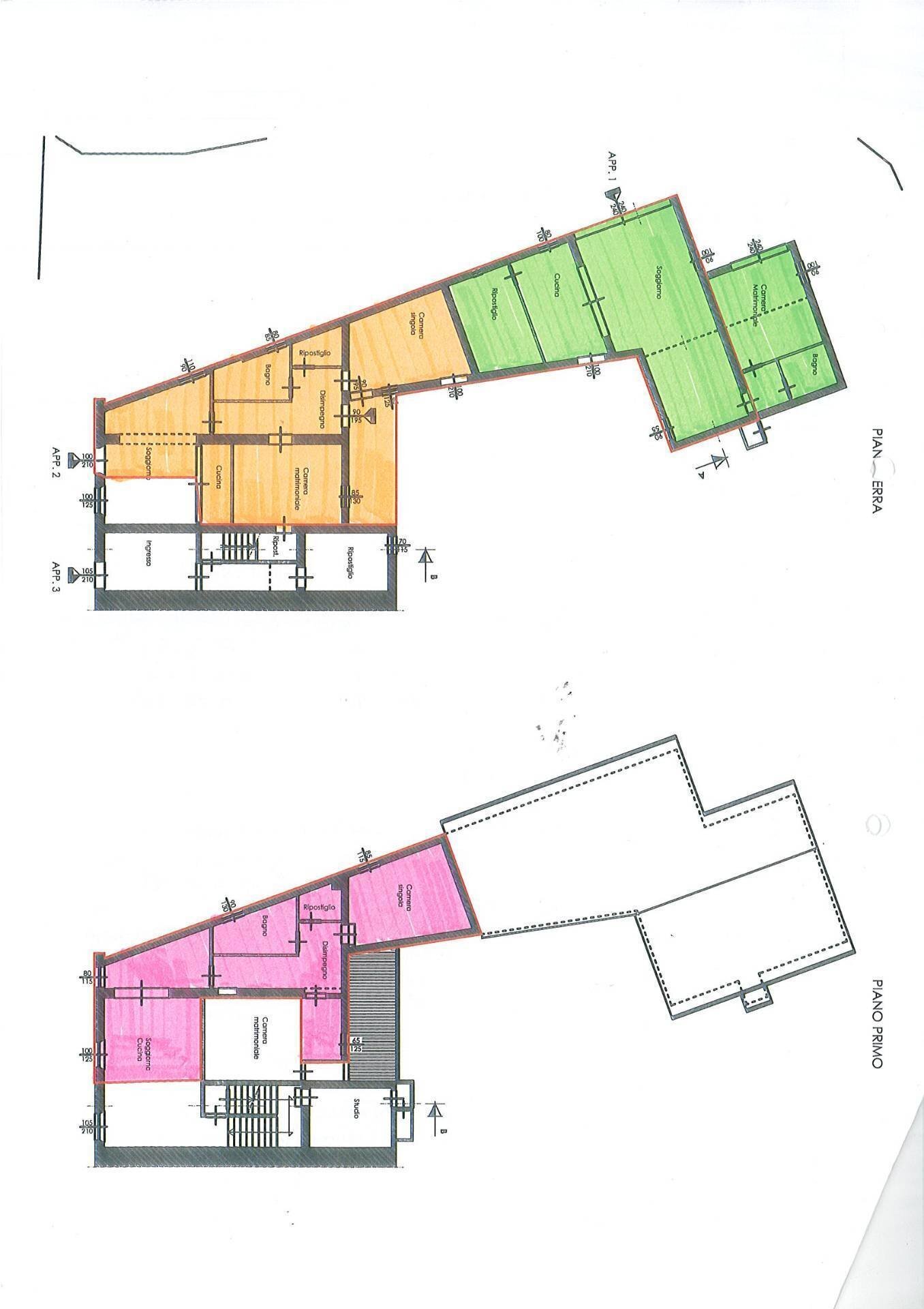 Foto 25 - Independent house Via Toscoromagnola
 
500, Cascina - floor plans 1