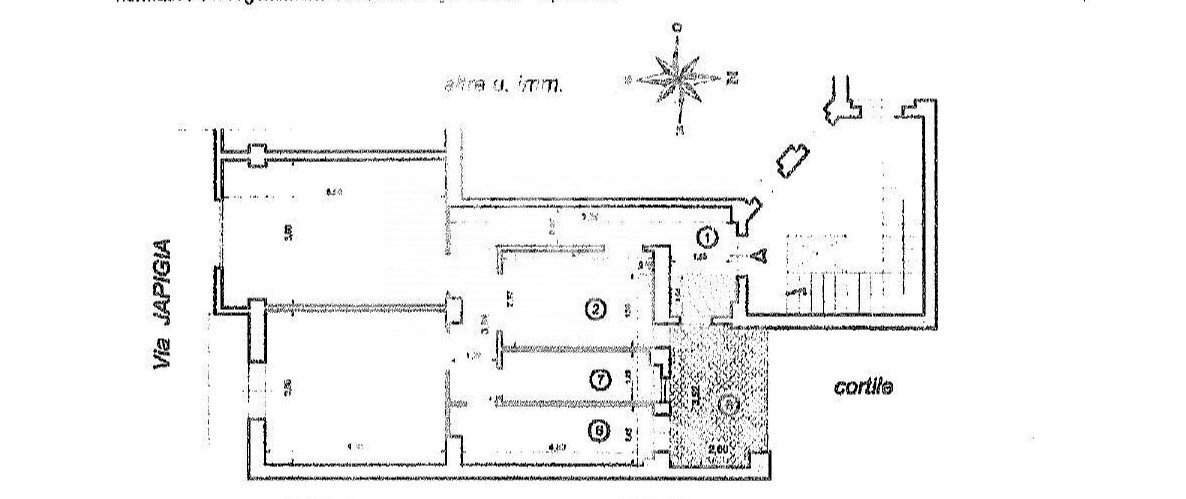 Foto 17 - Four-room apartment Via Japigia
 
9, Taranto - floor plans 1