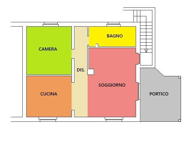 Foto 34 - Quadrilocale Via agazzano, Rottofreno - planimetria 1