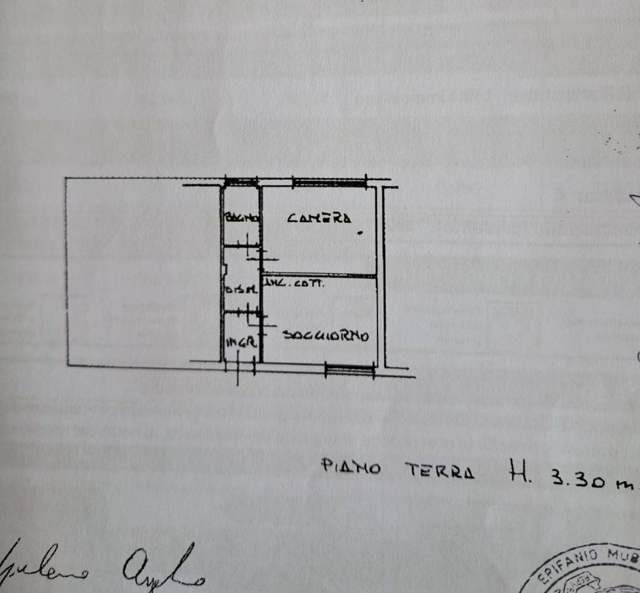 Foto 14 - Bilocale via parenti
 
34, Castelfranco Emilia - planimetria 1
