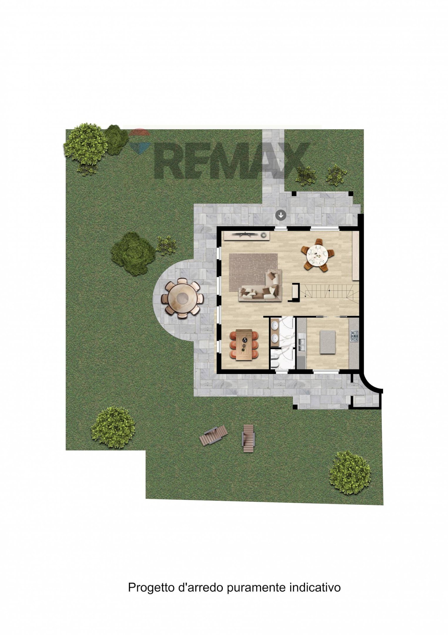 Pianta 2D - Villa Via Passirano
 
20, Vimercate - planimetria 1