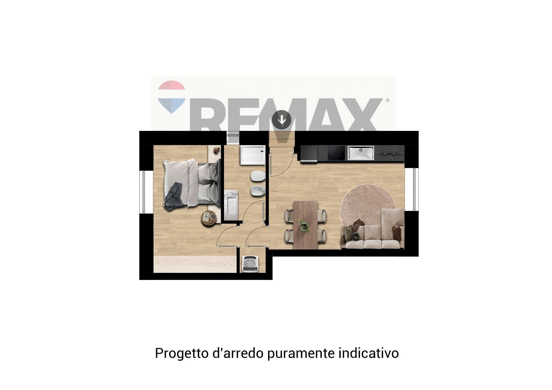 Pianta 2D - Bilocale Via Montello
 
19, Lissone - planimetria 1