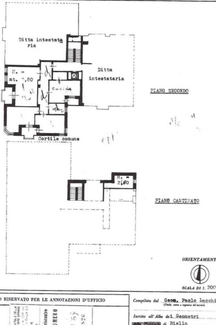 Apartment via Pier Giorgio Frassati, 21, Pollone - floor plans 1