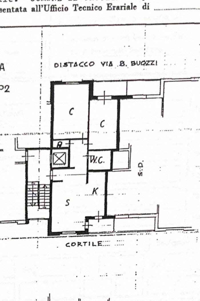 Three-room apartment via Bruno Buozzi, 33, Grugliasco - floor plans 1