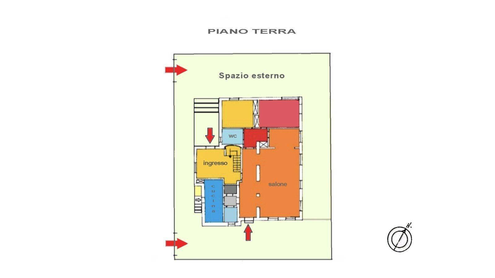 Villa via Vampolieri, 31, Aci Catena - planimetria 1