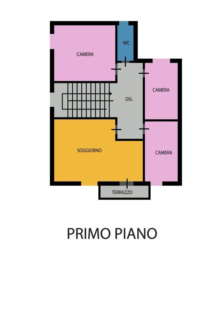 Casa indipendente via Vicoli, Ravenna - planimetria 1