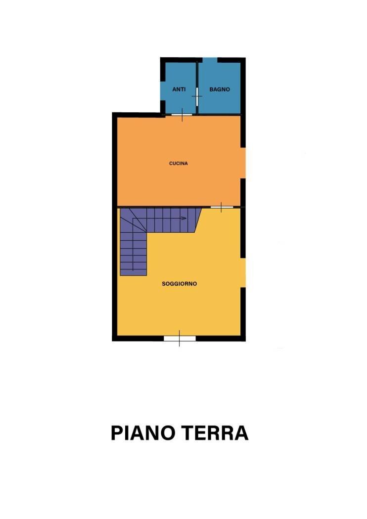 Casa indipendente viale dell'Appennino, Forlì - planimetria 1
