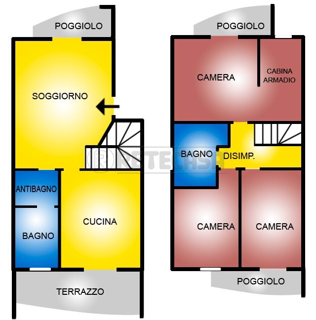 Planimetria - Appartamento Valdagno - planimetria 1