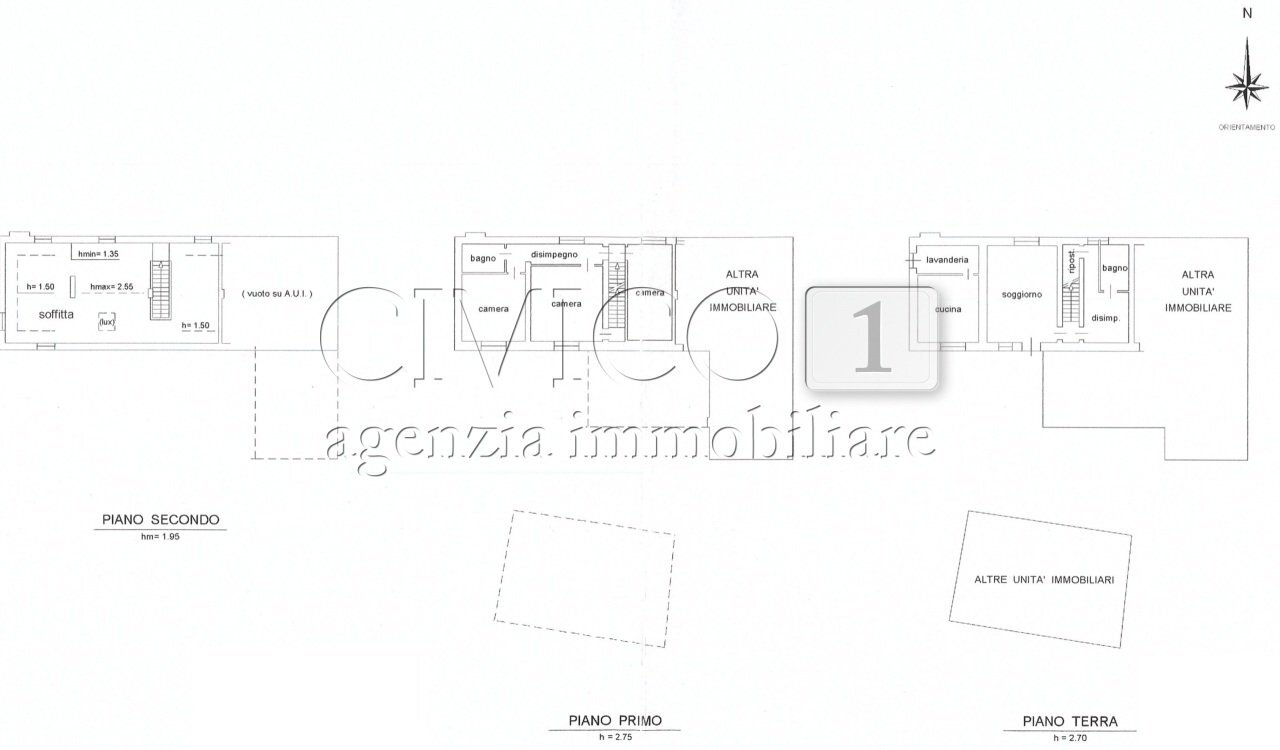 plan casa - Villa Via Spine 85, Monticello Conte Otto - floor plans 1