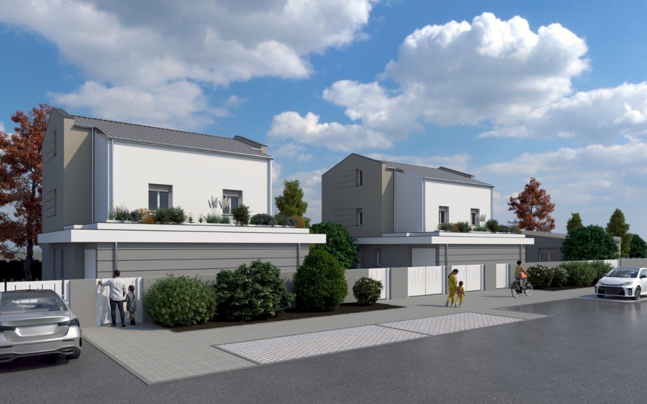 Facciata - Villa a Schiera Via Rubizzano, San Pietro in Casale - foto 1