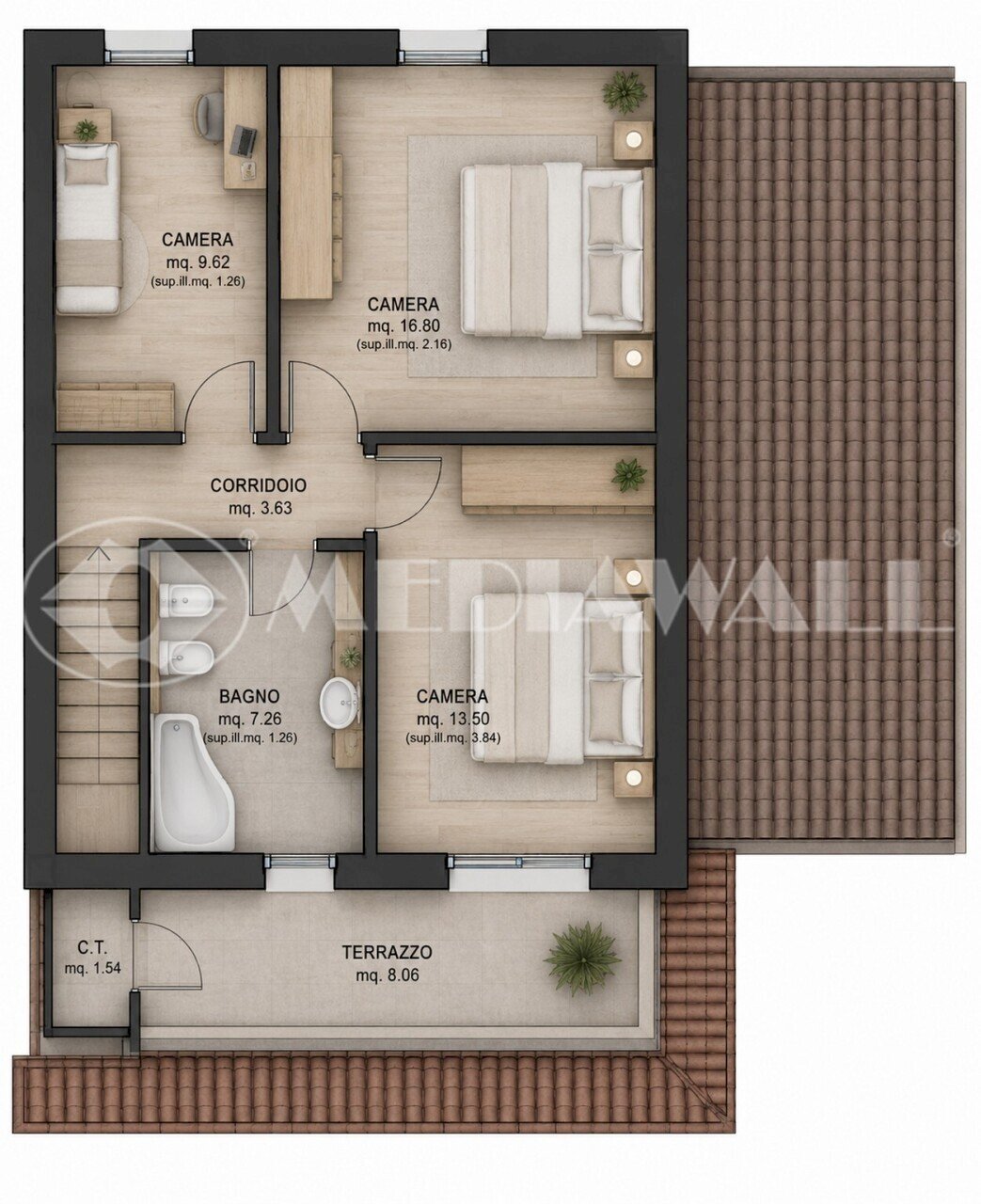 BS-192-RV_6 - Independent house Via Callalta, hamlet Blessaglia, Pramaggiore - floor plans 1