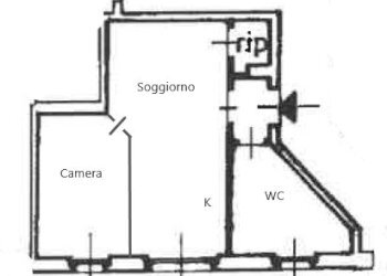 Planimetria - Monolocale Via Roberto Bellarmino 13/1, Milano (zona Città Studi) - foto 21
