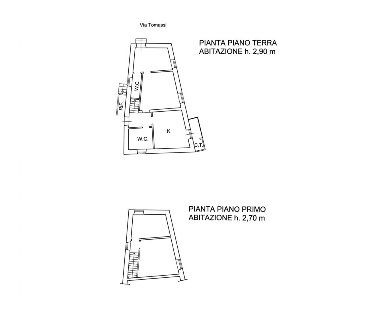 pianta ok - Appartamento Via Tomassi, Segni - planimetria 1