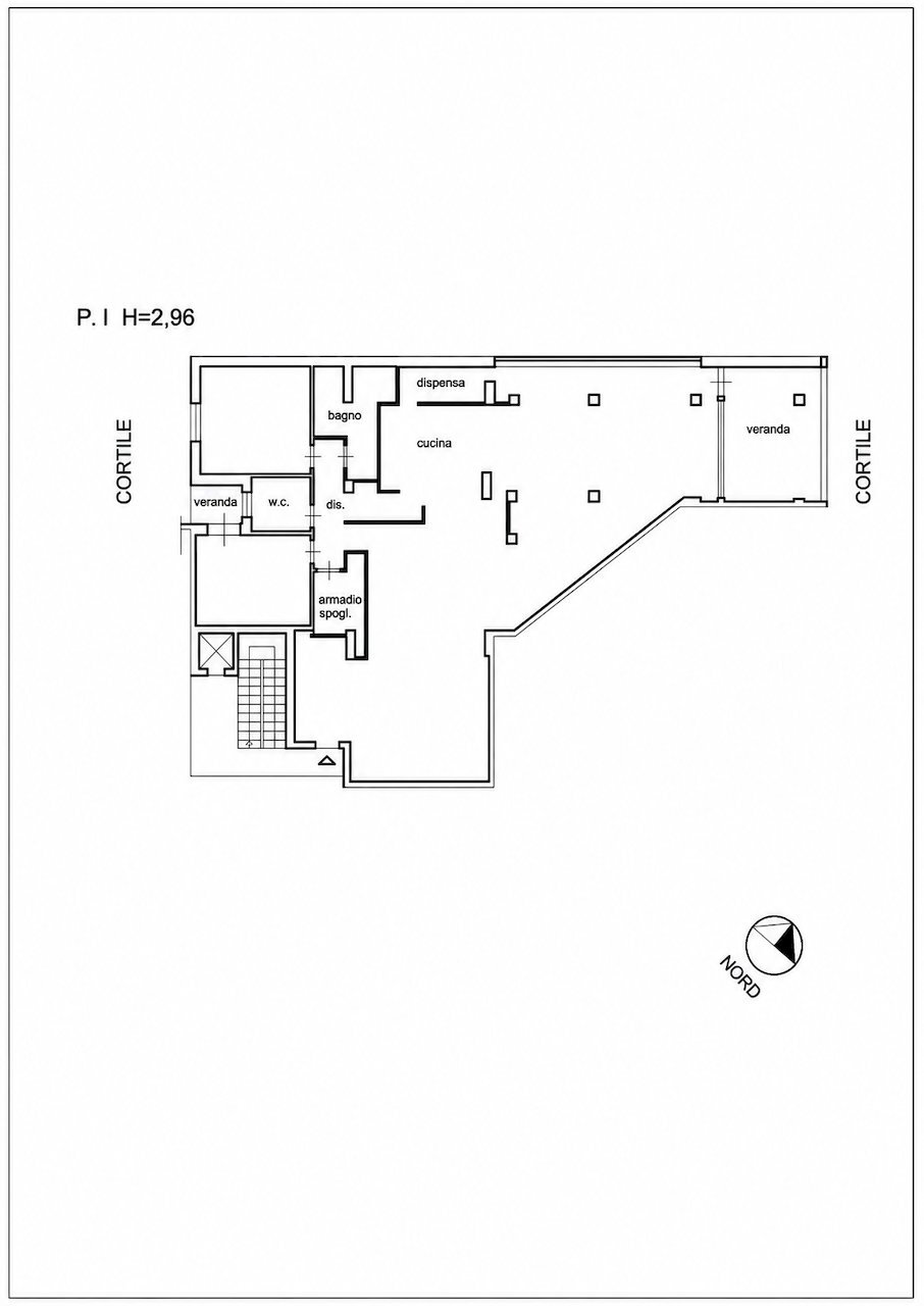 planimetria - Appartamento Via Grottasanta, Siracusa - planimetria 1