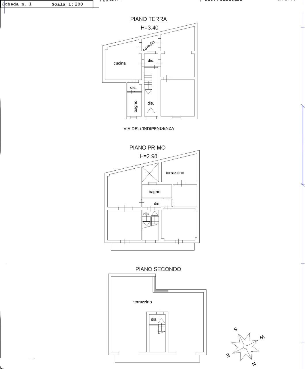 planimetria IMMOBILE - Villa Via Aristide Gabelli, Siracusa - planimetria 1