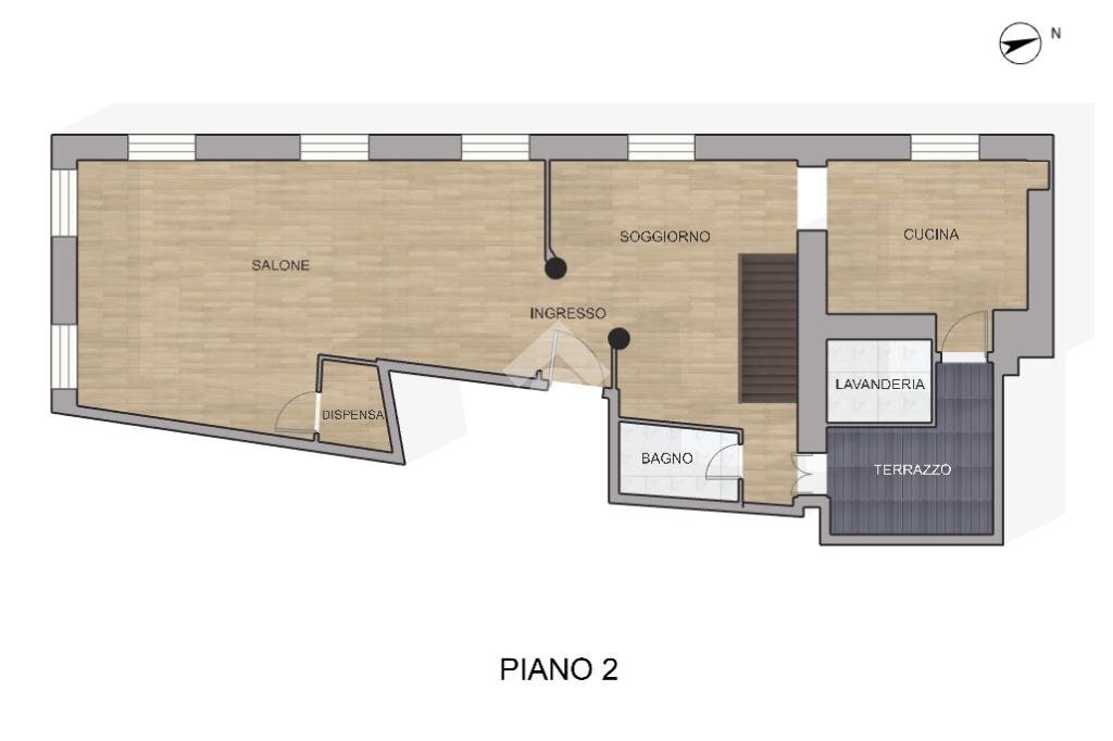 Apartment Via Lungomare di Pegli, Genova (neighborhood Pegli) - floor plans 1