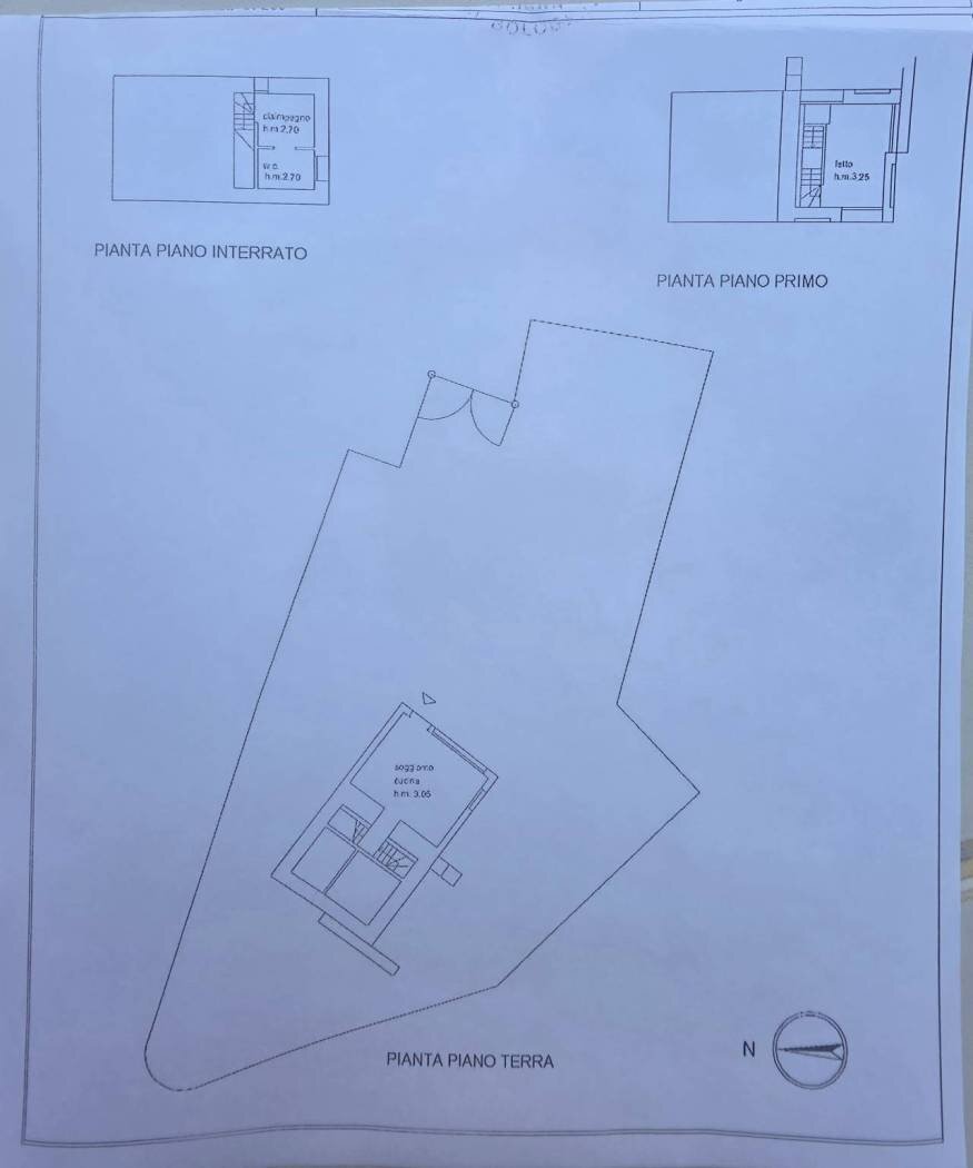 Rustic via San Martino, Monte San Pietro - floor plans 1