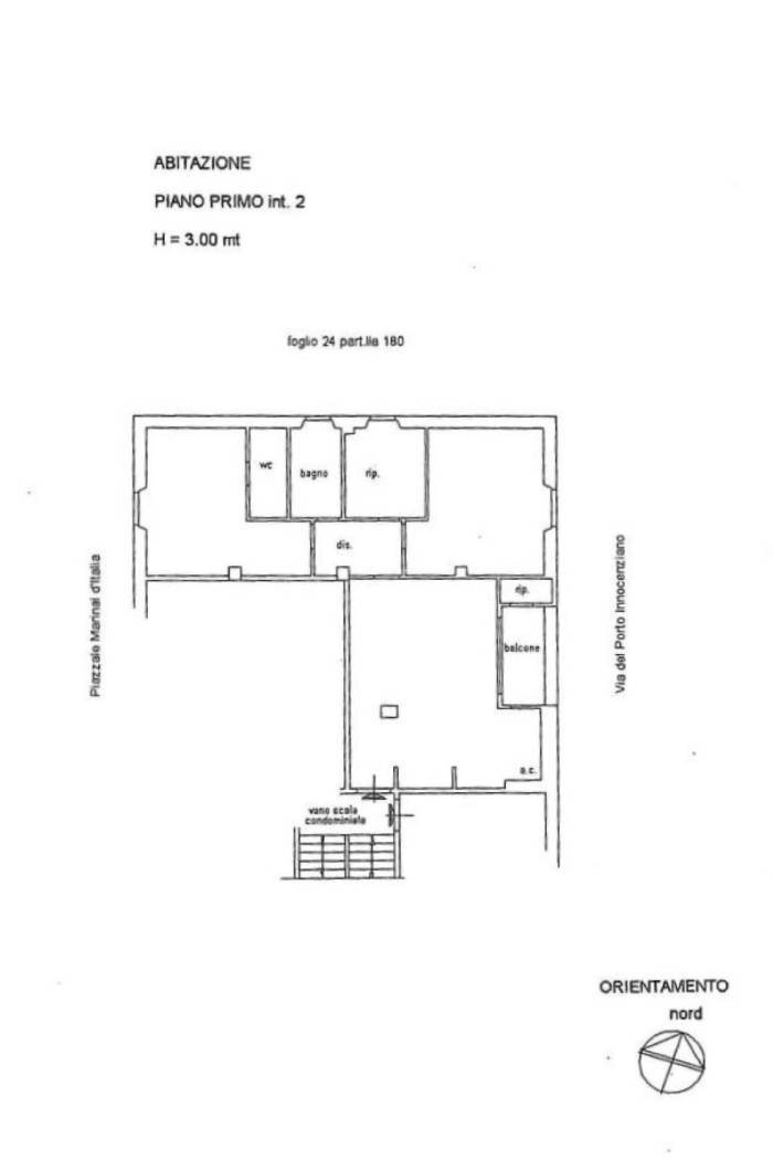 Appartamento via Porto Innocenziano, Anzio - planimetria 1