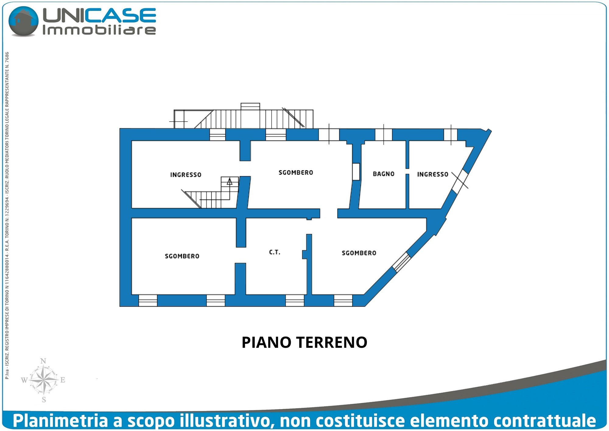 Villa Bifamiliare Via Ospedale, 10, Bibiana - planimetria 1