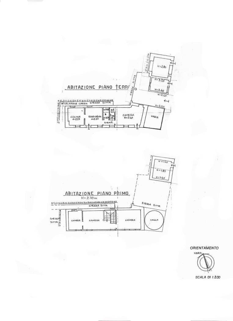 Casale Strada San Romolo 137, Sanremo - floor plans 1