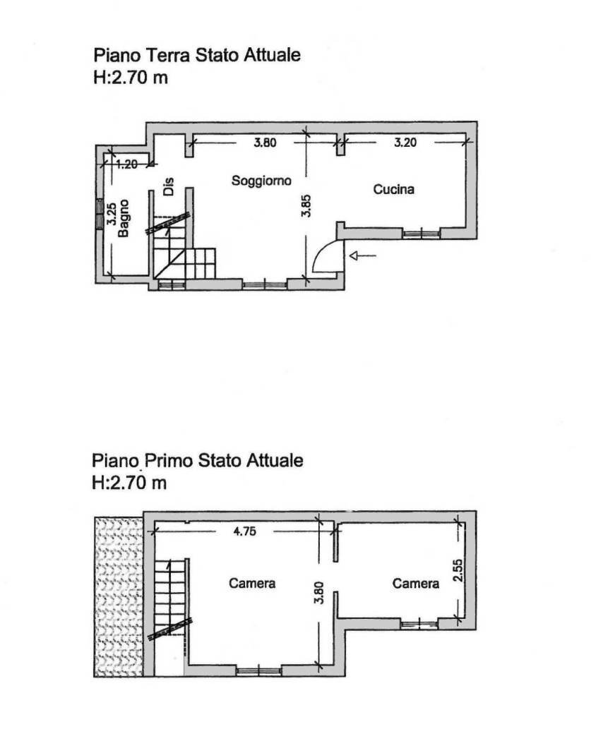 Townhouse Strada San Romolo 95, Sanremo - floor plans 1