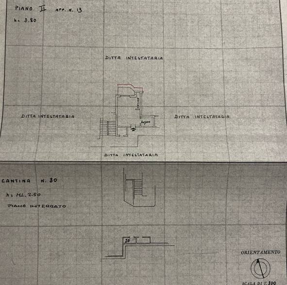 One-room apartment Via Padre Semeria 145, Sanremo - floor plans 1