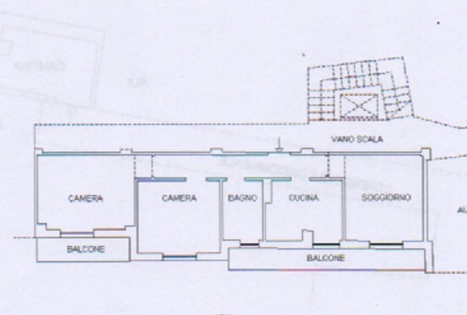 Four-room apartment Via Galileo Galilei 374, Sanremo - floor plans 1