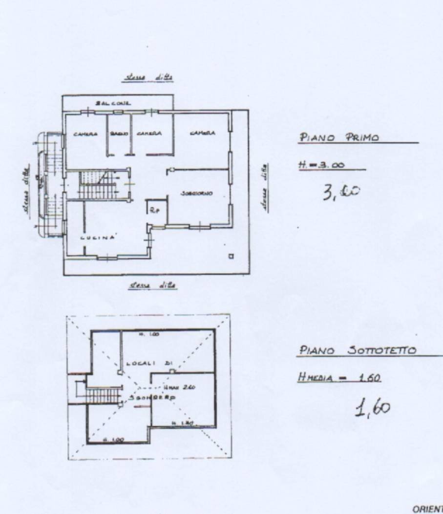 Apartment Strada del Monto, Sanremo - floor plans 1