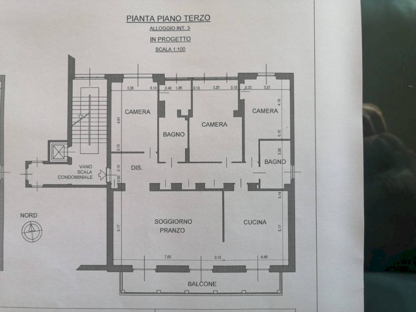 Four-room apartment Corso degli Inglesi, Sanremo - floor plans 1