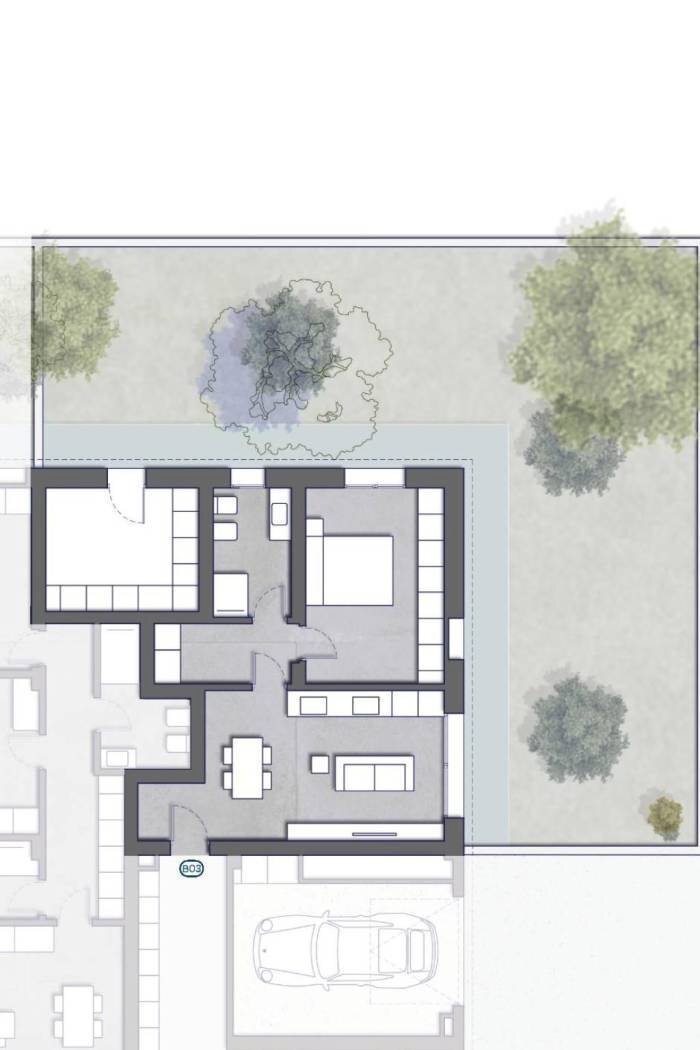 Three-room apartment Via Pietro Nenni, Castel Maggiore - floor plans 1